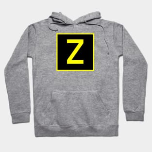 Z - Zulu - FAA taxiway sign, phonetic alphabet Hoodie